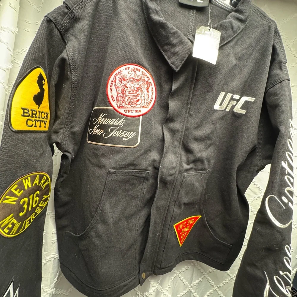 UFC 316 Newark New Jersey
Patchwork Full-Zip Canvas Jacket NWT - Picture 2 of 7